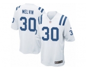 Men Nike Indianapolis Colts #30 Rashaan Melvin Game White NFL Jersey