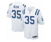 Men Nike Indianapolis Colts #35 Pierre Desir Game White NFL Jersey