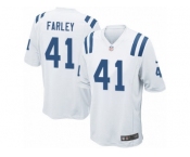 Men Nike Indianapolis Colts #41 Matthias Farley Game White NFL Jersey