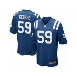 Men Nike Indianapolis Colts #59 Jeremiah George Game Royal Blue Team Color NFL Jersey