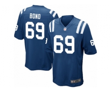 Men Nike Indianapolis Colts #69 Deyshawn Bond Game Royal Blue Team Color NFL Jersey