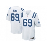 Men Nike Indianapolis Colts #69 Deyshawn Bond Game White NFL Jersey