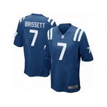 Men Nike Indianapolis Colts #7 Jacoby Brissett Game Royal Blue Team Color NFL Jersey