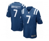 Men Nike Indianapolis Colts #7 Jacoby Brissett Game Royal Blue Team Color NFL Jersey