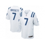 Men Nike Indianapolis Colts #7 Jacoby Brissett Game White NFL Jersey