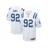 Men Nike Indianapolis Colts #92 Margus Hunt Game White NFL Jersey