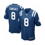 Men's Indianapolis Colts #8 Rigoberto Sanchez Game Royal Blue Team Color Football Jersey