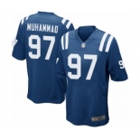 Men's Indianapolis Colts #97 Al-Quadin Muhammad Game Royal Blue Team Color Football Jersey