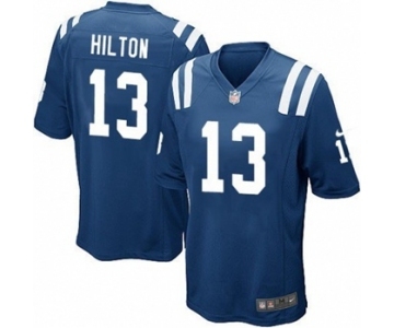 Men's Nike Indianapolis Colts #13 T.Y. Hilton Game Royal Blue Team Color NFL Jersey