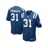 Men's Nike Indianapolis Colts #31 Antonio Cromartie Game Royal Blue Team Color NFL Jersey