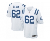 Men's Nike Indianapolis Colts #62 Le'Raven Clark Game White NFL Jersey