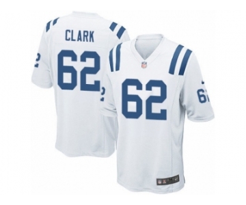 Men's Nike Indianapolis Colts #62 Le'Raven Clark Game White NFL Jersey