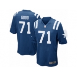 Men's Nike Indianapolis Colts #71 Denzelle Good Game Royal Blue Team Color NFL Jersey