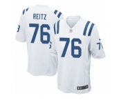 Men's Nike Indianapolis Colts #76 Joe Reitz Game White NFL Jersey