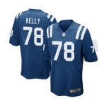 Men's Nike Indianapolis Colts #78 Ryan Kelly Game Royal Blue Team Color NFL Jersey