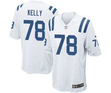 Men's Nike Indianapolis Colts #78 Ryan Kelly Game White NFL Jersey