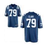 Men's Nike Indianapolis Colts #79 Le'Raven Clark Game Royal Blue Team Color NFL Jersey