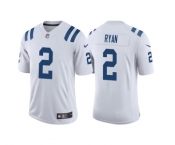 ndianapolis Colts #2 Matt Ryan White Game Stitched Jersey