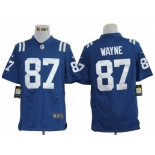 nike nfl jerseys Indianapolis Colts #87 Reggie Wayne Blue [game]