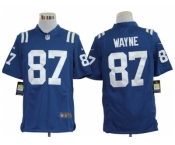 nike nfl jerseys Indianapolis Colts #87 Reggie Wayne Blue [game]