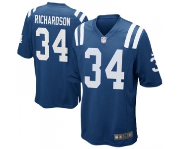 nike nfl jerseys indianapolis colts #34 richardson blue[game]