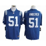 nike nfl jerseys indianapolis colts #51 angerer blue[game]