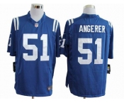 nike nfl jerseys indianapolis colts #51 angerer blue[game]