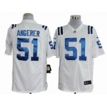 nike nfl jerseys indianapolis colts #51 angerer white[game]