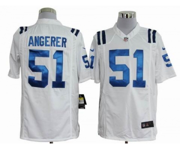 nike nfl jerseys indianapolis colts #51 angerer white[game]