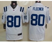 nike nfl jerseys indianapolis colts #80 fleener white[game]