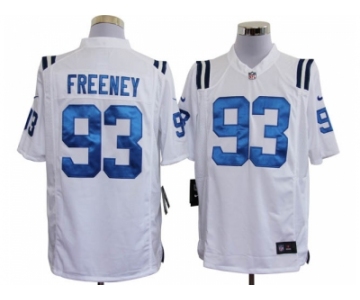 nike nfl jerseys indianapolis colts #93 freeney white[game]