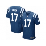 Men Nike Indianapolis Colts #17 Kamar Aiken Elite Royal Blue Team Color NFL Jersey