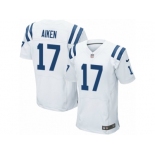 Men Nike Indianapolis Colts #17 Kamar Aiken Elite White NFL Jersey