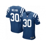 Men Nike Indianapolis Colts #30 Rashaan Melvin Elite Royal Blue Team Color NFL Jersey