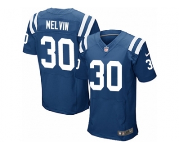 Men Nike Indianapolis Colts #30 Rashaan Melvin Elite Royal Blue Team Color NFL Jersey