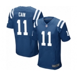 Men's Indianapolis Colts #11 Deon Cain Elite Royal Blue Team Color Football Jersey