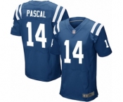 Men's Indianapolis Colts #14 Zach Pascal Elite Royal Blue Team Color Football Jersey