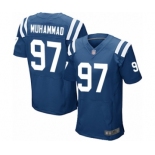 Men's Indianapolis Colts #97 Al-Quadin Muhammad Elite Royal Blue Team Color Football Jersey