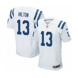 Men's Nike Indianapolis Colts #13 T.Y. Hilton Elite White NFL Jersey