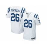 Men's Nike Indianapolis Colts #26 Clayton Geathers Elite White NFL Jersey