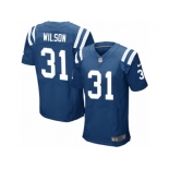 Men's Nike Indianapolis Colts #31 Quincy Wilson Elite Royal Blue Team Color NFL Jersey