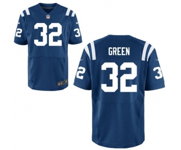 Men's Nike Indianapolis Colts #32 T.J. Green Elite Royal Blue Team Color NFL Jersey