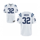 Men's Nike Indianapolis Colts #32 T.J. Green Elite White NFL Jersey