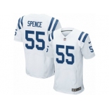 Men's Nike Indianapolis Colts #55 Sean Spence Elite White NFL Jersey