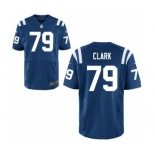 Men's Nike Indianapolis Colts #79 Le'Raven Clark Elite Royal Blue Team Color NFL Jersey