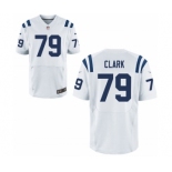 Men's Nike Indianapolis Colts #79 Le'Raven Clark Elite White NFL Jersey