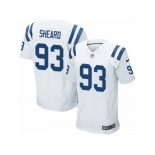 Men's Nike Indianapolis Colts #93 Jabaal Sheard Elite White NFL Jersey