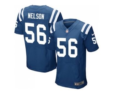 Nike Indianapolis Colts #56 Quenton Nelson Royal Blue Team Color Men Stitched NFL Elite Jersey