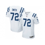 Nike Indianapolis Colts #72 Braden Smith White Men Stitched NFL Elite Jersey