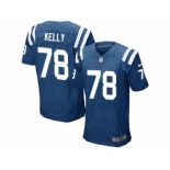 Nike Indianapolis Colts #78 Ryan Kelly Royal Blue Team Color Men's Stitched NFL Elite Jersey